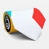 色の付いた図形 ネクタイ (ロール)