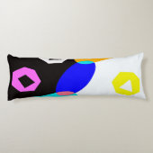 色の付いた図形 ボディピロー (裏面)