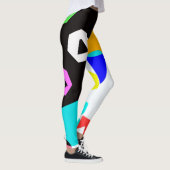 色の付いた図形 レギンス (右)