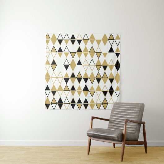 色の付いた図形、幾何学的抽象芸術パターン タペストリー (インサイチュ)