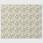 色の付いた図形、幾何学的抽象芸術パターン ラッピングペーパー (フラット)