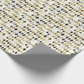 色の付いた図形、幾何学的抽象芸術パターン ラッピングペーパー (角)