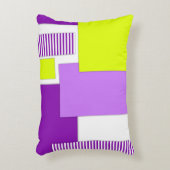 色の付いた数々の紙 アクセントクッション (正面(垂直))