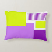 色の付いた数々の紙 アクセントクッション (裏面)