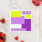 色の付いた数々の紙 スタンダードカクテルナプキン (インサイチュ)