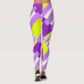 色の付いた数々の紙 レギンス (裏面)