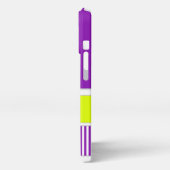 色の付いた数々の紙 iPhoneケース (左側面)