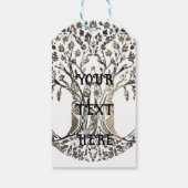 色の付いた生命の木 ギフトタグ (裏面)