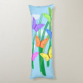 色の付いた蝶と空 ボディピロー (裏面 (縦))