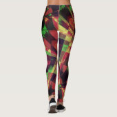 色の付いた長方形または引き伸ばし、最も暗い長方形 レギンス (裏面)