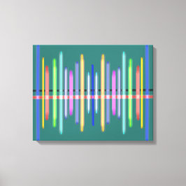 色の付いていない縦線 キャンバスプリント