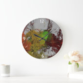 色の侵入 ラージ壁時計 (ホーム)