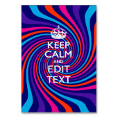 色の保付いた文字を自分の数々の好みに合わせる テーブルナンバー (正面)