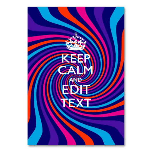 色の保付いた文字を自分の数々の好みに合わせる テーブルナンバー (正面)