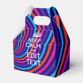 色の保付いた文字を自分の数々の好みに合わせる フェイバーボックス (正面サイド)