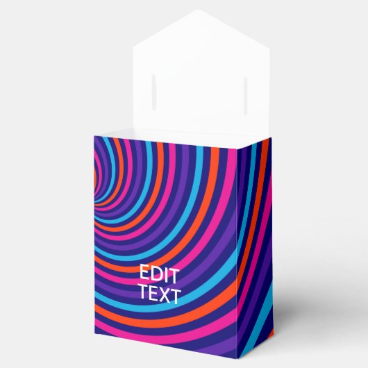 色の保付いた文字を自分の数々の好みに合わせる フェイバーボックス (オープン)