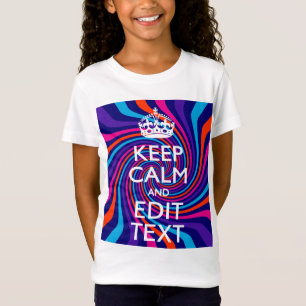 色の保付いた文字を自分の数々の好みに合わせる Tシャツ