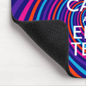 色の保渦巻きに穏やかなことわざ数々のを持つ マウスパッド (コーナー)