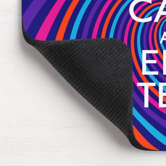 色の保渦巻きに穏やかなことわざ数々のを持つ マウスパッド (コーナー)