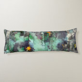 色の偽の岩は、ミントグリーンを支配して灰色 ボディピロー (裏面)