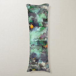 色の偽の岩は、ミントグリーンを支配して灰色 ボディピロー