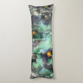 色の偽の岩は、ミントグリーンを支配して灰色 ボディピロー (裏面 (縦))