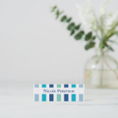 色の傾向の青いお母さん呼出し コーリングカード (スタンド正面)