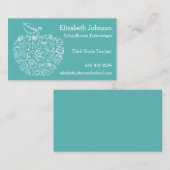 色の先生のAppleの名刺 名刺 (正面/裏面)