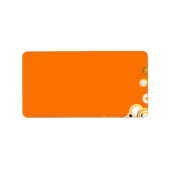 色の入れ子の鮮やか円 ラベル (正面)