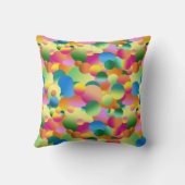 色の円 クッション (裏面)