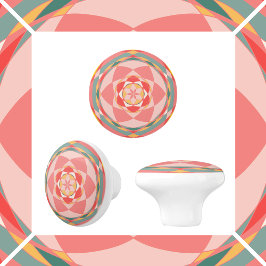 色の円 セラミックノブ