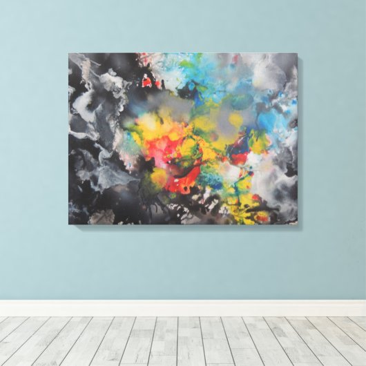 色の出現 キャンバスプリント (インサイチュ (ウッドフロア))