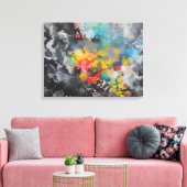 色の出現 キャンバスプリント (インサイチュ (リビング))