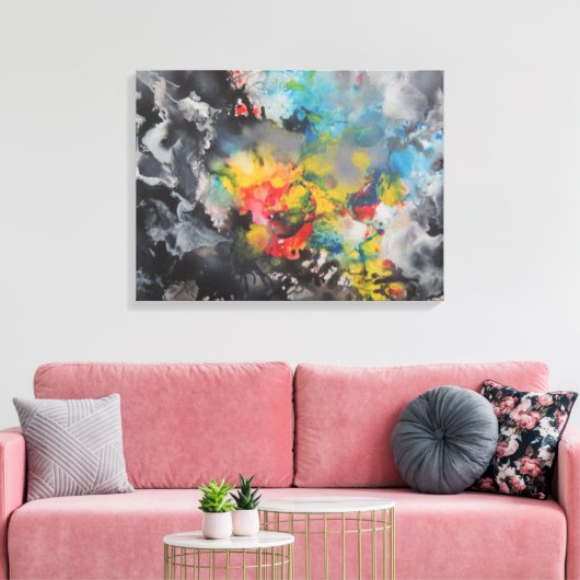 色の出現 キャンバスプリント (インサイチュ (リビング))