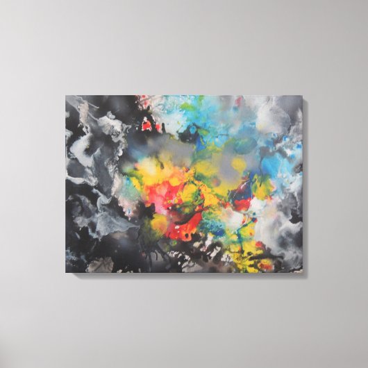 色の出現 キャンバスプリント (正面)