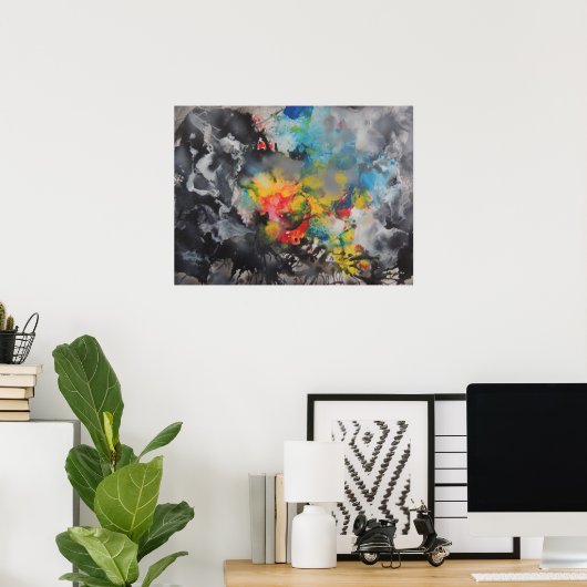 色の出現 ポスター (ホームオフィス)