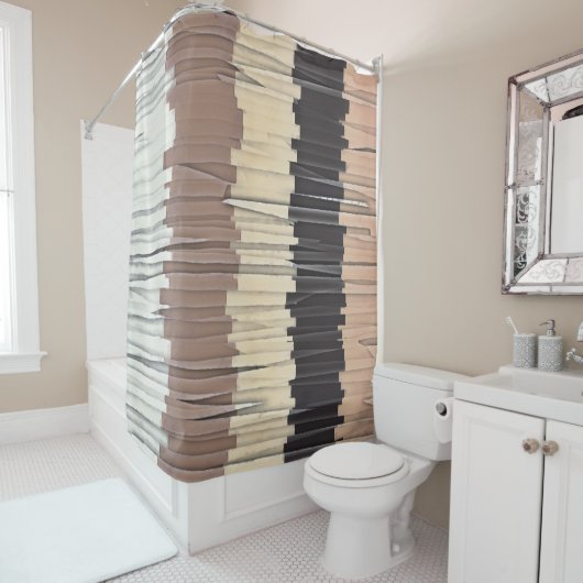 色の切り詰め3 シャワーカーテン (インサイチュ)