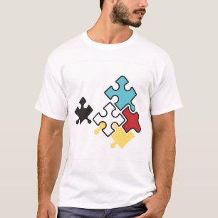 色の力のパズル Tシャツ