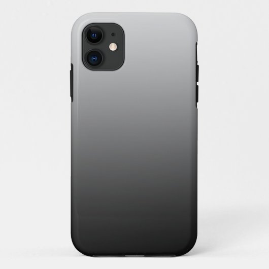 色の勾配だけ-黒い灰色 Case-Mate iPhoneケース (裏面)