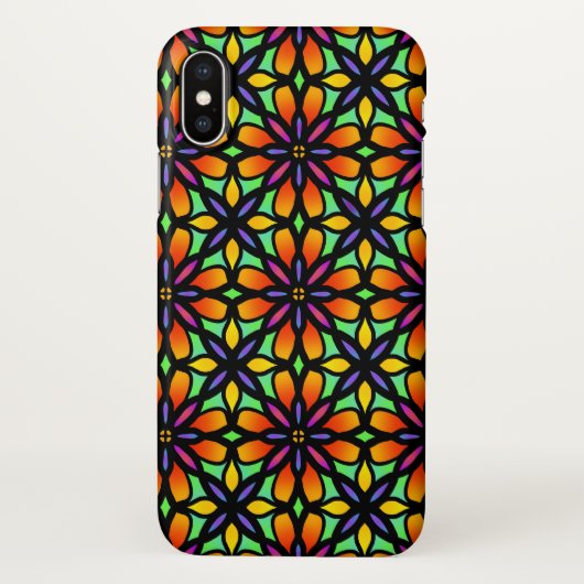 色の十分のiPhone Xの場合! iPhoneケース (裏面)