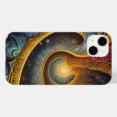 色の古代の鮮やか記号 Case-Mate iPhoneケース (裏面 (横))