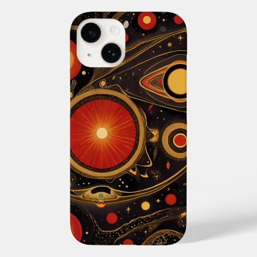 色の古代の鮮やか記号 Case-Mate iPhoneケース (裏面)