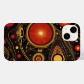 色の古代の鮮やか記号 Case-Mate iPhoneケース (裏面 (横))