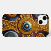 色の古代の鮮やか記号 Case-Mate iPhoneケース (裏面 (横))