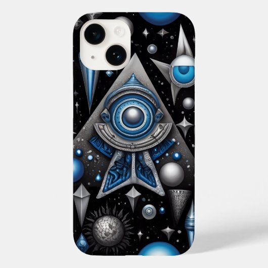 色の古代の鮮やか記号 Case-Mate iPhoneケース (裏面)