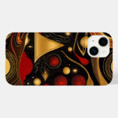 色の古代の鮮やか記号 Case-Mate iPhoneケース (裏面 (横))