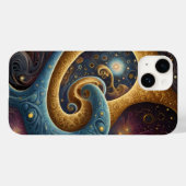 色の古代の鮮やか記号 Case-Mate iPhoneケース (裏面 (横))