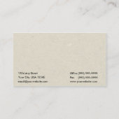 色の名刺とのおもしろい 名刺 (裏面)