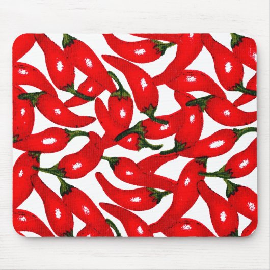 色の唐辛子を変えて下さい マウスパッド (正面)