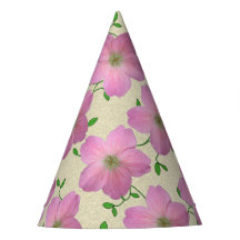色の園遊会の甘いピンクの花